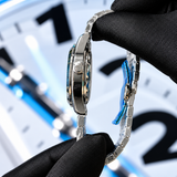 Omega Seamaster Aqua Terra Men’s Watch – Aqua Blue Dial & Stainless Steel Chain Strap
