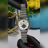 Patek Philippe Men's White Skeleton Chronograph Watch