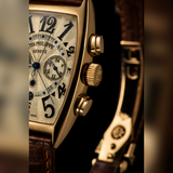 Patek Philippe Luxury Men’s Chronograph Watch – Gold & Brown