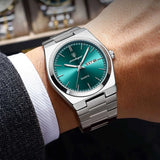 Poedagar 930 — Men’s Luminous Date & Week Stainless Steel Quartz Watch