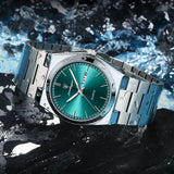 Poedagar 930 — Men’s Luminous Date & Week Stainless Steel Quartz Watch