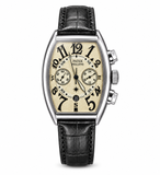 Patek Philippe Style Men’s Luxury Chronograph Watch – Leather Strap