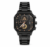 Poedager Black Luxury Skeleton Men’s Watch