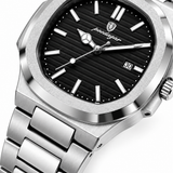 Poedagar Black 613 Luxury Wrist Watch For Men