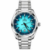 Omega Seamaster Aqua Terra Men’s Watch – Aqua Blue Dial & Stainless Steel Chain Strap