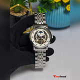 Patek Philippe open heart men's watch worn on wrist