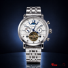Patek Philippe men's white skeleton chronograph watch video