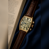 Patek Philippe Brown Luxury Men’s Watch with a premium brown leather strap, elegant dial, and sophisticated design. Perfect for formal wear, office, parties and special occasions.